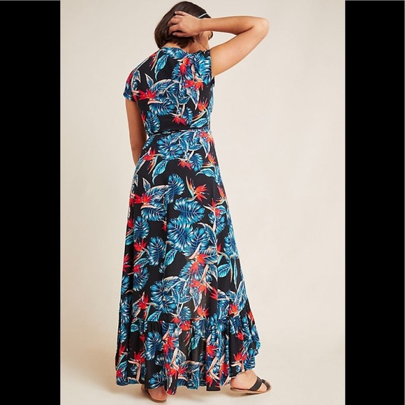 Anthropologie Ibiza Wrapped Maxi Dress NWT - Picture 3 of 8